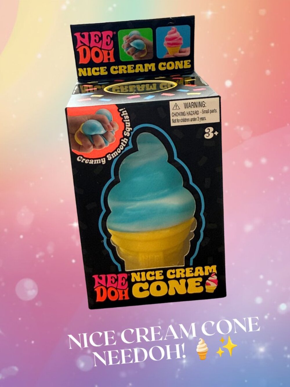 🍦💙 NeeDoh | Nice Cream Cone - Blue